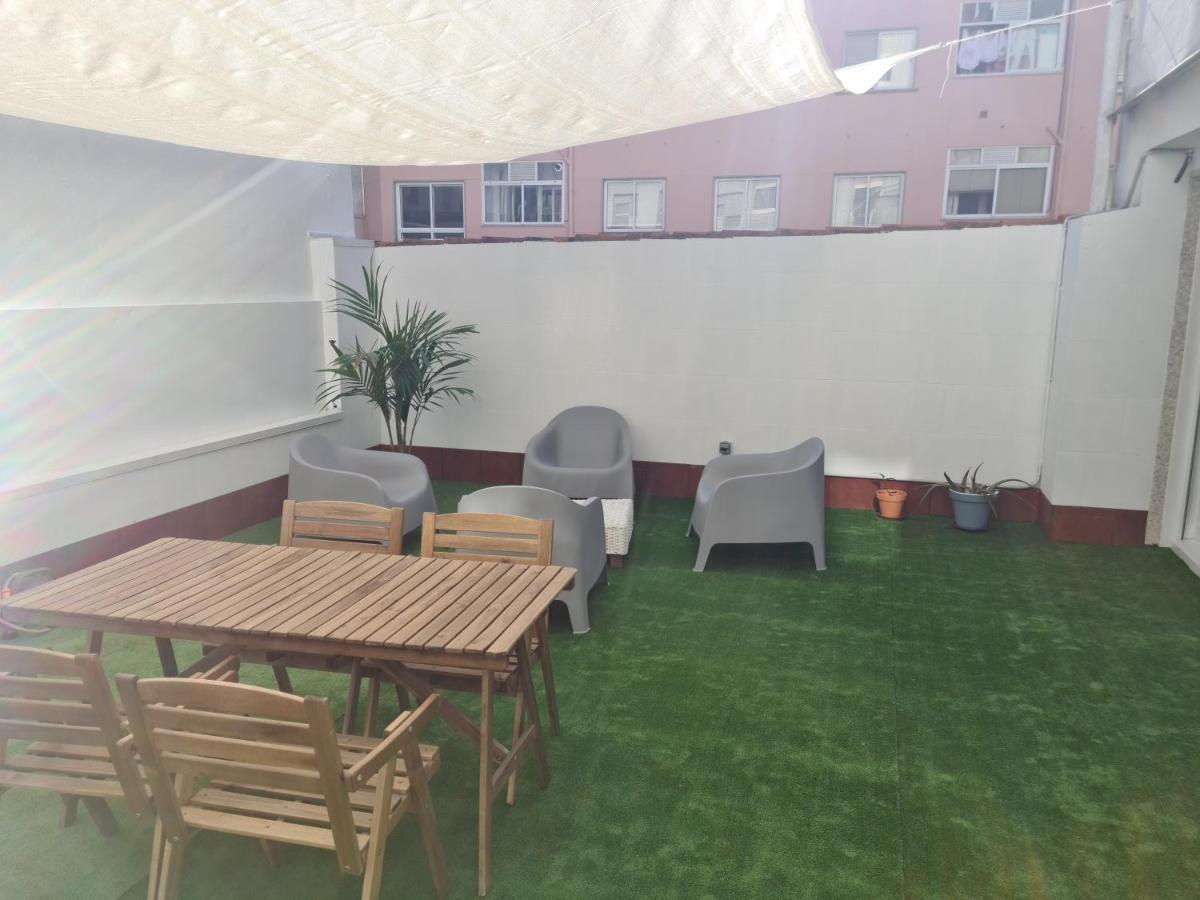 Amplio Y Moderno Piso De 4 Habitaciones Y Terraza Pontevedra Eksteriør billede